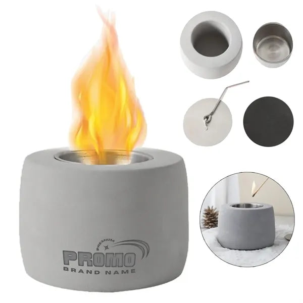 Modern Tabletop Fire Pit Bowl Mini Portable Fireplace Indoor