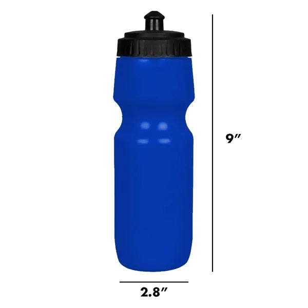 24 oz. Custom Sports Plastic Water Bottle Squeezable Gym