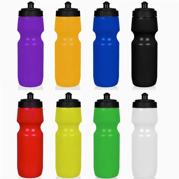 24 oz. Custom Sports Plastic Water Bottle Squeezable Gym