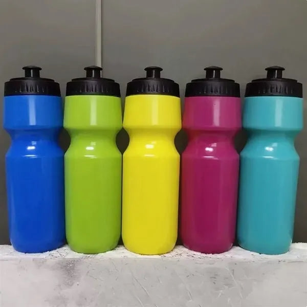 24 oz. Custom Sports Plastic Water Bottle Squeezable Gym