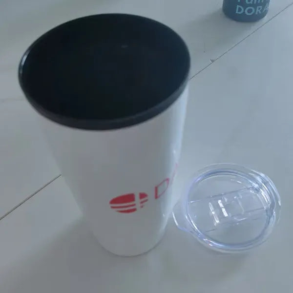 20 OZ stainless steel outside plastic inside car cup