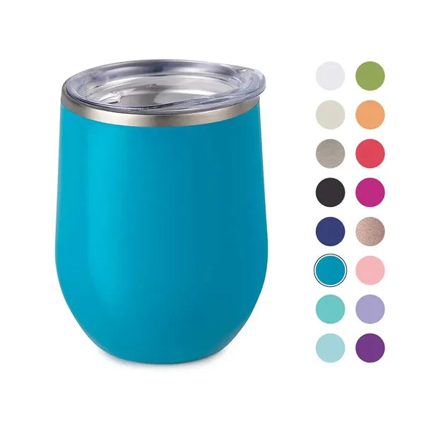9oz Vacuum Steel Wine Beer Mug With Lid