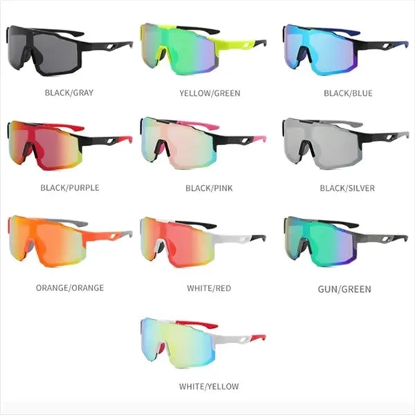 UV Shield Polarized Cycling Glasses for Sports Enthusiasts