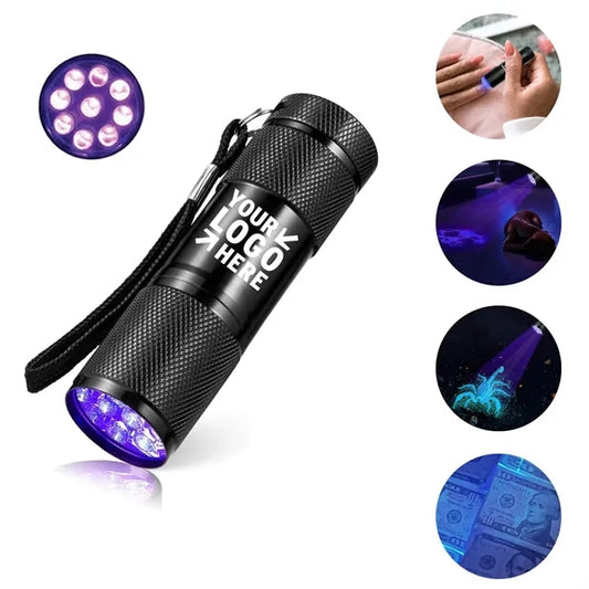 Mini UV Black Light Flashlight w/ Battery