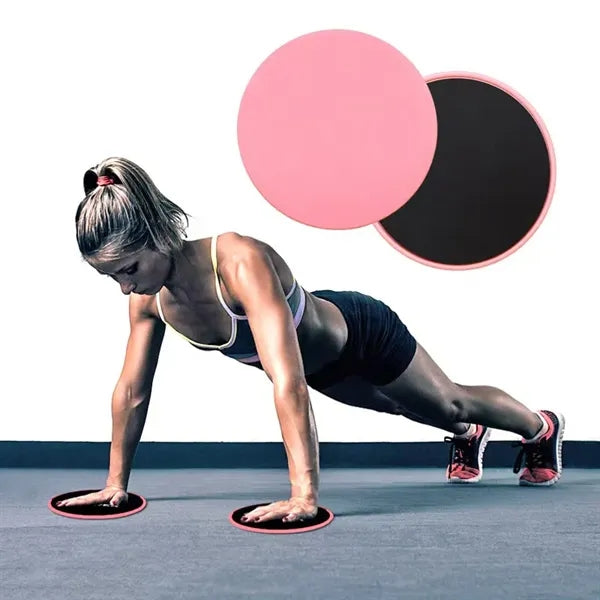 7" PP EVA Pilates Yoga Exercise Gliding Disc Core Sliders