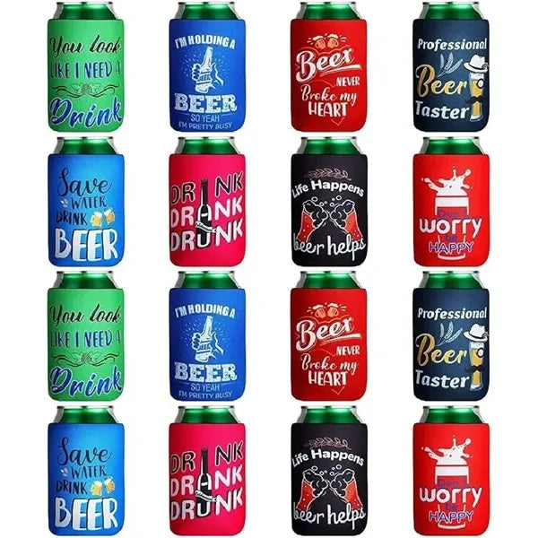 Neoprene Collapsible Can Cooler Sleeves