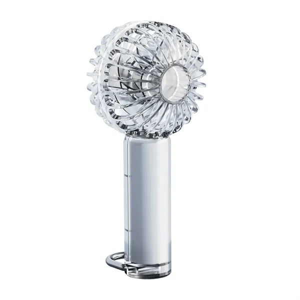 1200 mAh Clear Rechargeable Y53 Mini Hand Held Cooler Fan