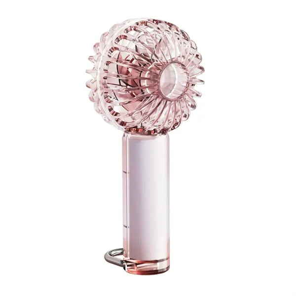 1200 mAh Clear Rechargeable Y53 Mini Hand Held Cooler Fan