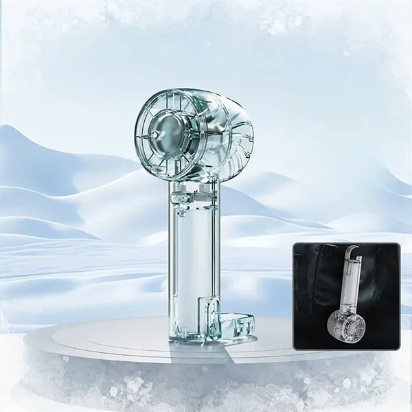 W21 Transparent 2000 mAh Desk Handheld Fan