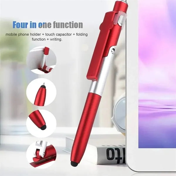 4 in 1 Touch Screen Capacitive Ballpoint Pens With LED Light