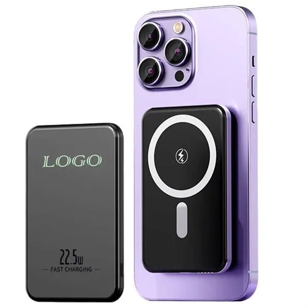Magnetic Wireless Charger Ultra Slim Power Bank