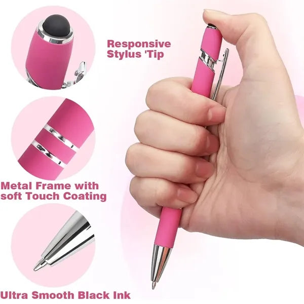 2 In 1 Metal Stylus Pen for Touch Screens