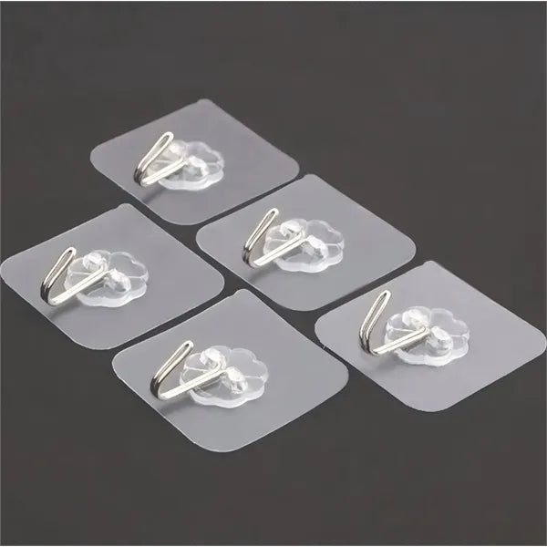 10-piece Self-adhesive Hook Set