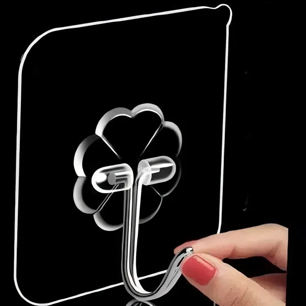 10-piece Self-adhesive Hook Set