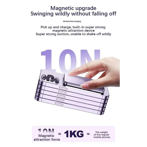 Magnetic Wireless Charger Ultra Slim Power Bank