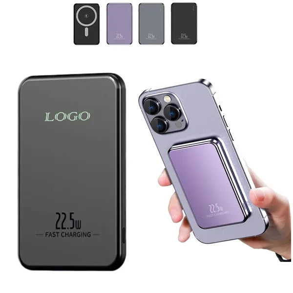 Magnetic Wireless Charger Ultra Slim Power Bank