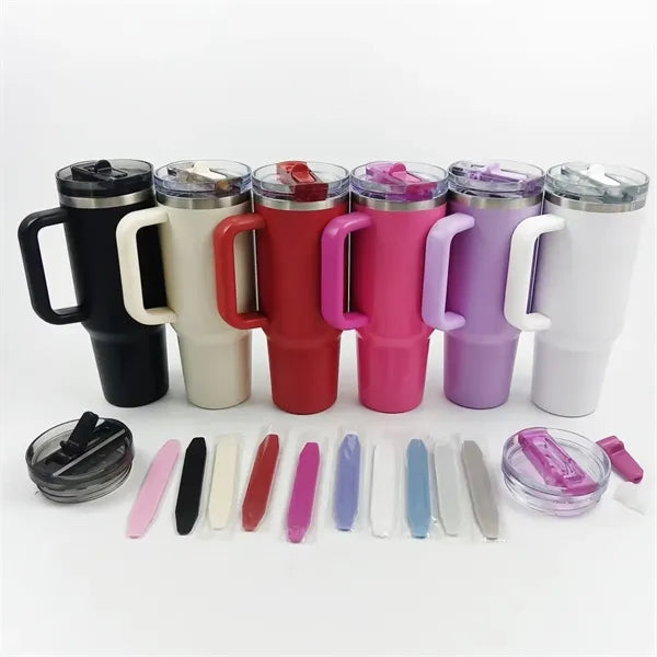New Style 40 oz Tumbler With Detachable Flip Straw Lid