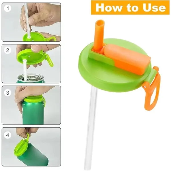Can Covers with Straw