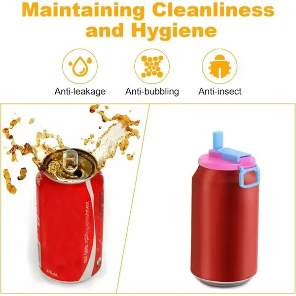 Can Covers with Straw