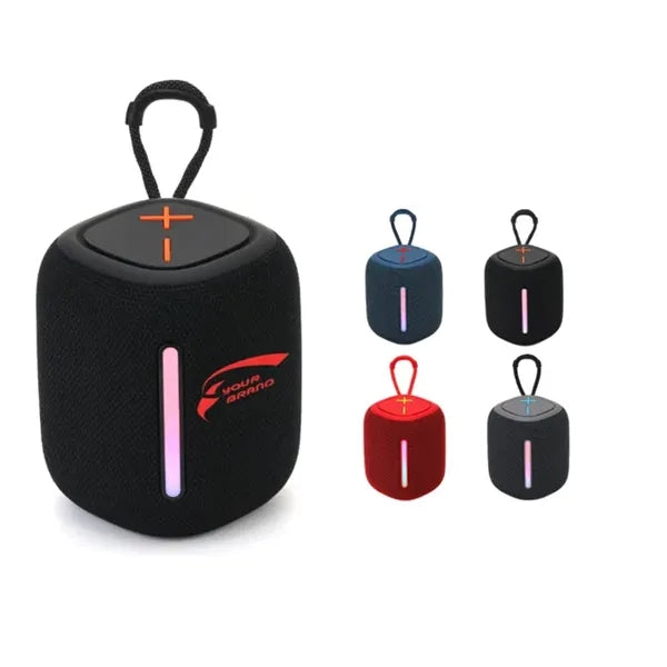 Portable Waterproof Outdoor Bluetooth Speaker with LED Light