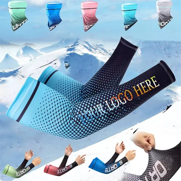 Elastic Outdoor Seamless Cool Arm Sleeves