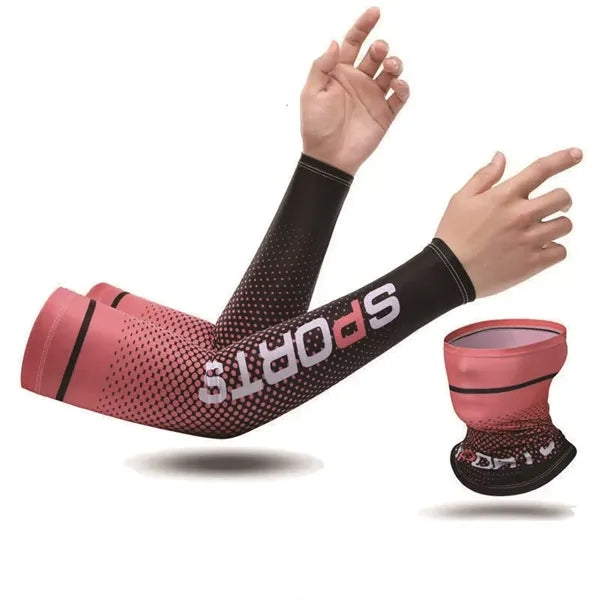 Elastic Outdoor Seamless Cool Arm Sleeves