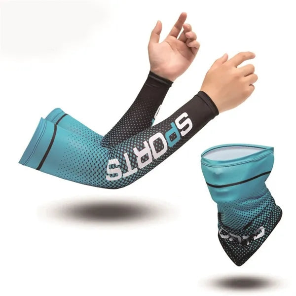Elastic Outdoor Seamless Cool Arm Sleeves