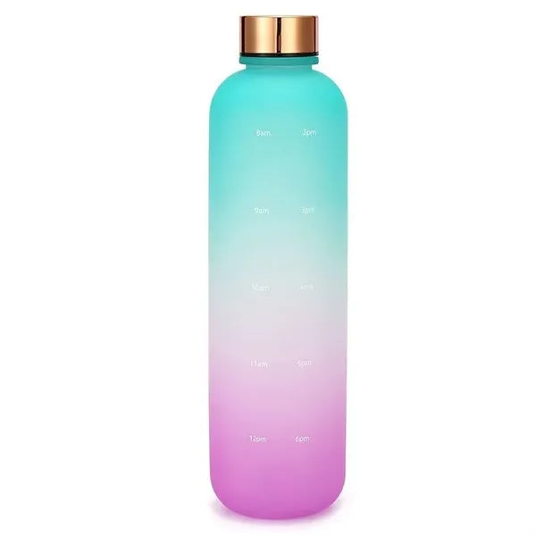 Travel School Sports Gym Drink Bottle With Time Marker