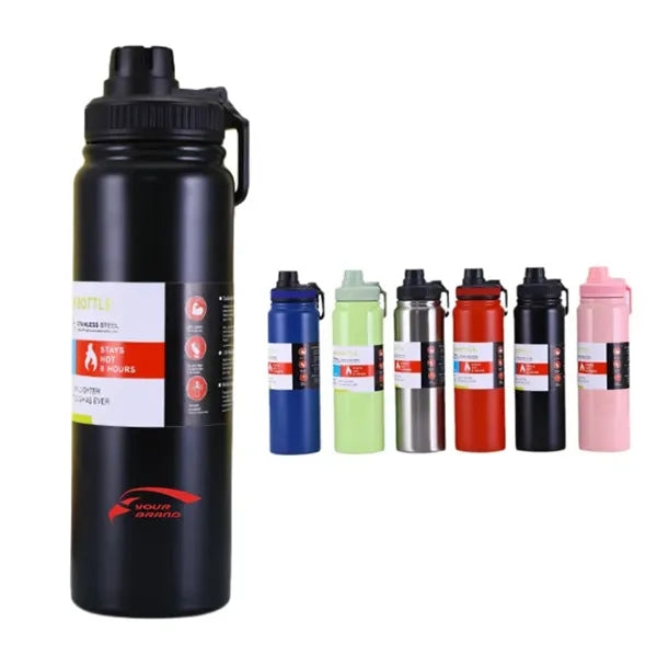 Large Capacity Leakproof Stainless Steel Sports Water Bottle