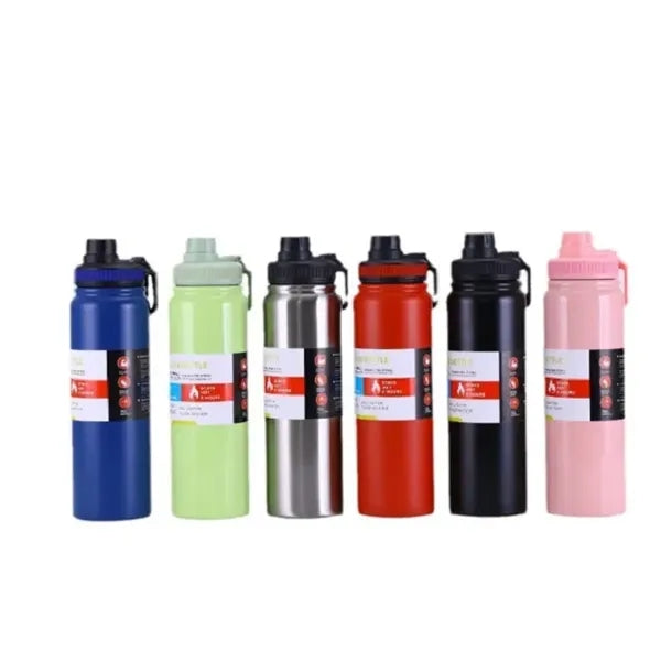 Large Capacity Leakproof Stainless Steel Sports Water Bottle