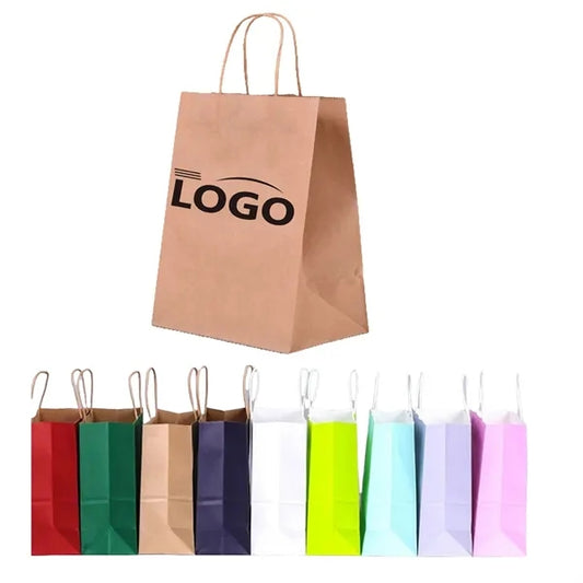 Kraft Paper Shopper Tote Bag