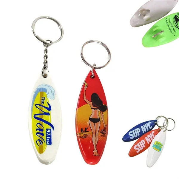 Surfboard Bottle Opener Keychain