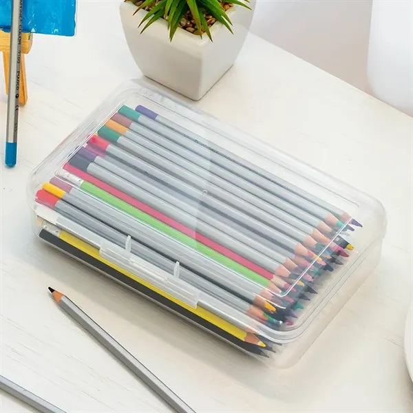 Basics Plastic Pencil Box Customized