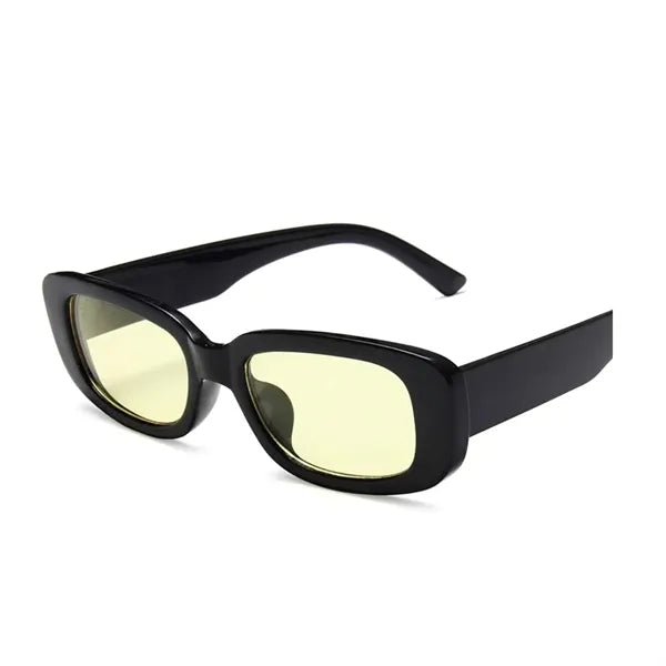 Unisex Rectangle Polycarbonate Sunglasses