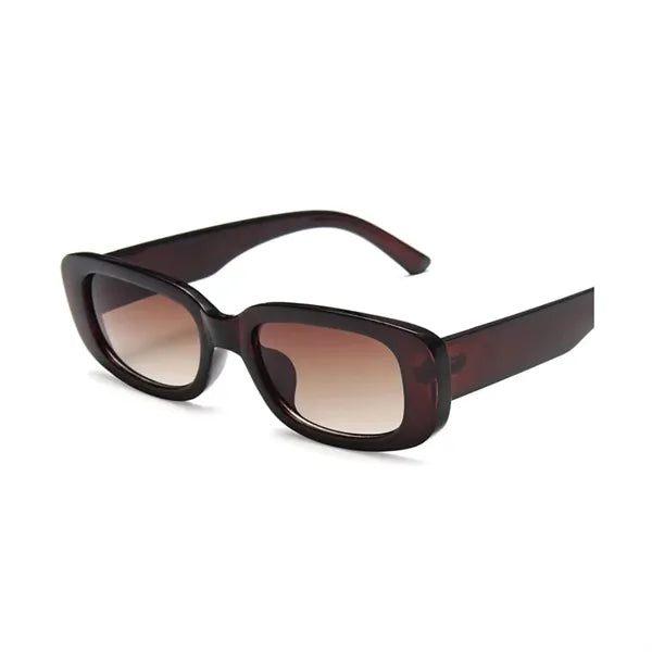 Unisex Rectangle Polycarbonate Sunglasses