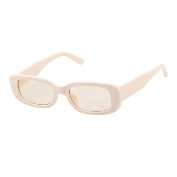 Unisex Rectangle Polycarbonate Sunglasses