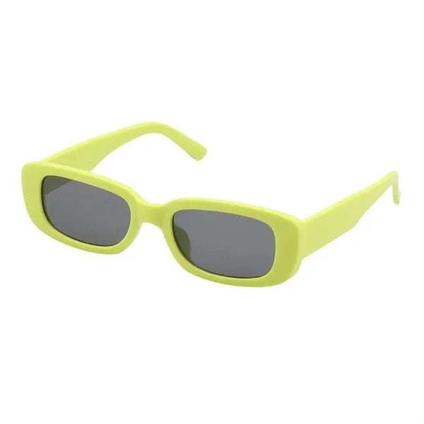 Unisex Rectangle Polycarbonate Sunglasses
