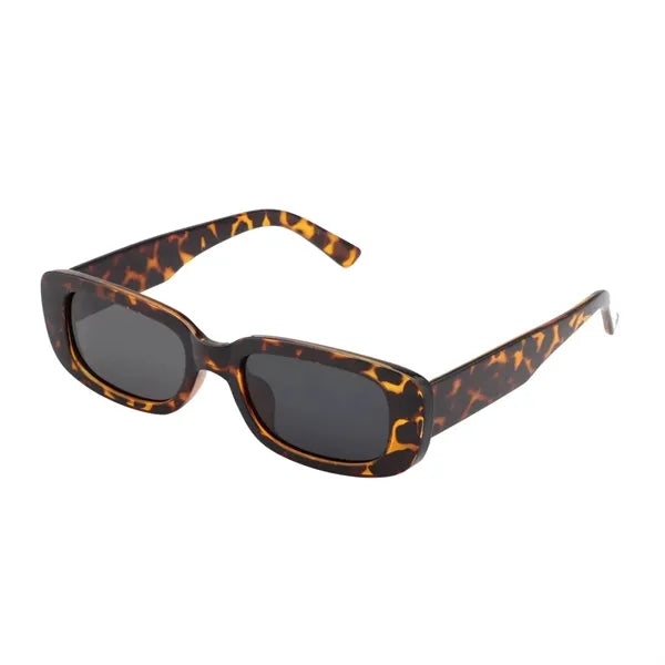 Unisex Rectangle Polycarbonate Sunglasses
