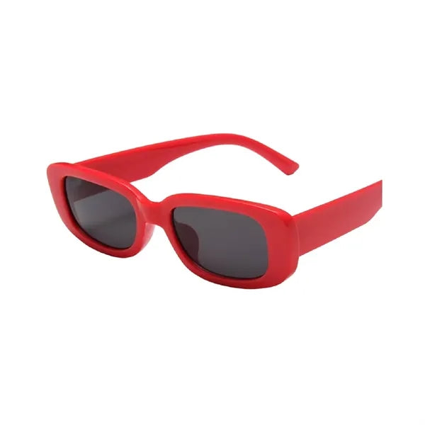 Unisex Rectangle Polycarbonate Sunglasses