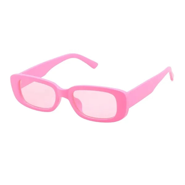 Unisex Rectangle Polycarbonate Sunglasses