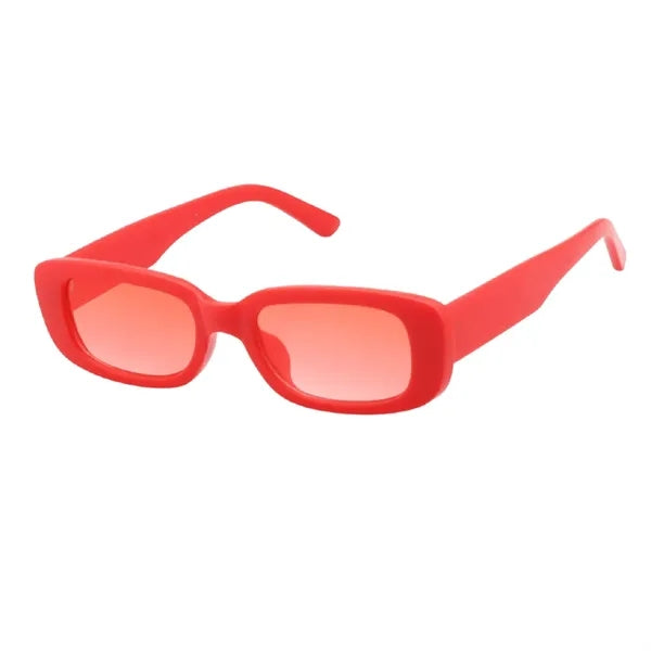 Unisex Rectangle Polycarbonate Sunglasses