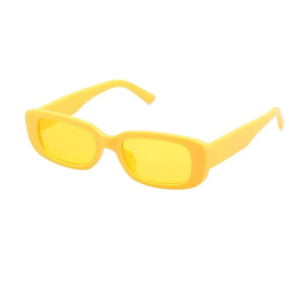 Unisex Rectangle Polycarbonate Sunglasses