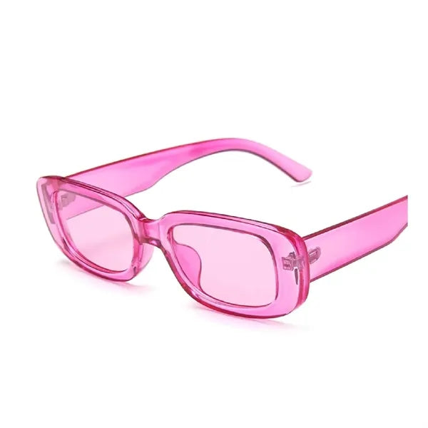 Unisex Rectangle Polycarbonate Sunglasses