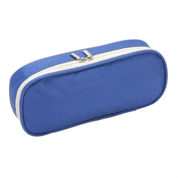 Candy-Color Double Zipper Pencil Case