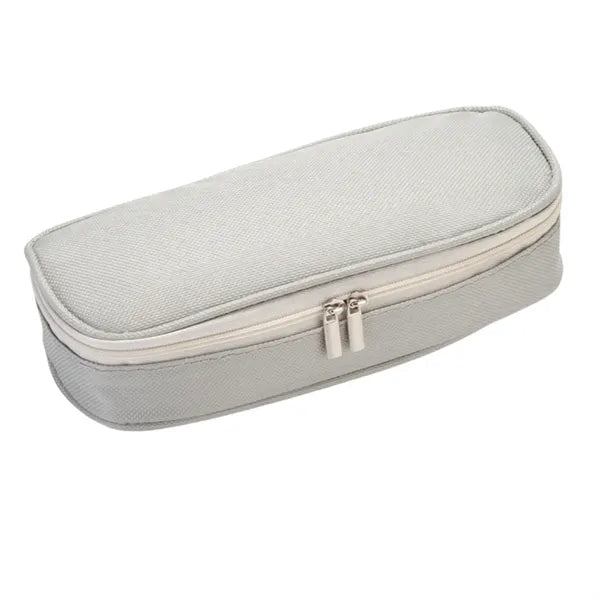 Candy-Color Double Zipper Pencil Case