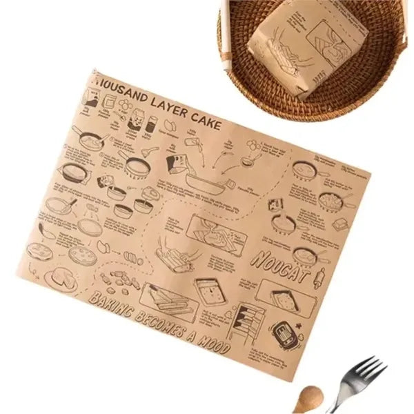 Printed Deli Sandwich Wrap Paper
