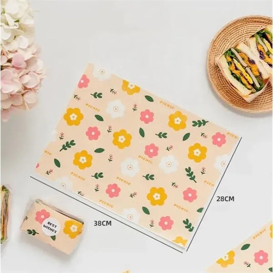 Printed Deli Sandwich Wrap Paper