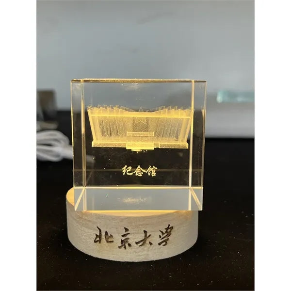 LED crystal ball souvenir desktop ornaments