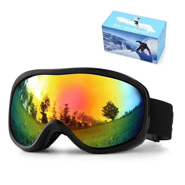 Ski Goggles Over Glasses for Men Women Skiing