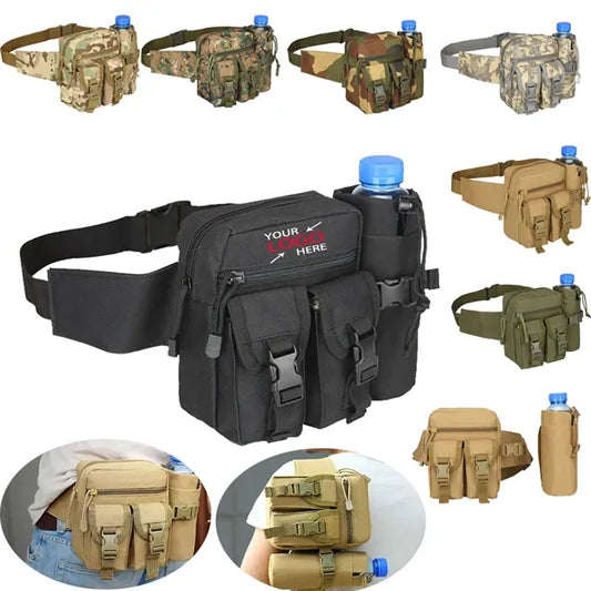 Waterproof Waist Pack With Detachable Water Bottle Holder
